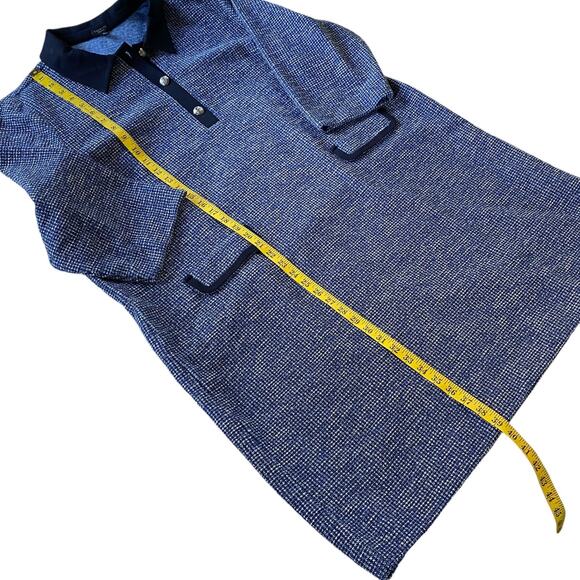 NWT TALBOTS Plus Petite 3XP Contrast Tweed Dress 3/4 Sleeves Career Stretch Polo - Picture 7 of 14